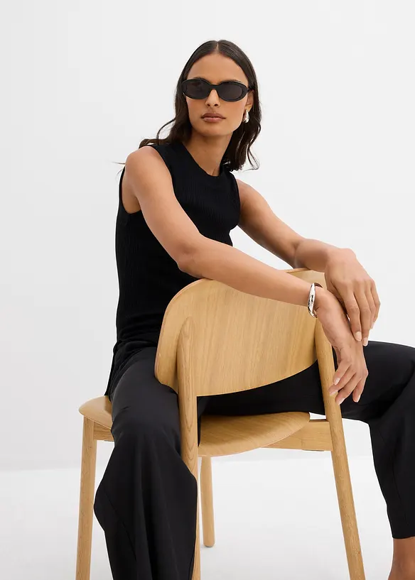 Top en maille de viscose mélangée, bonprix
