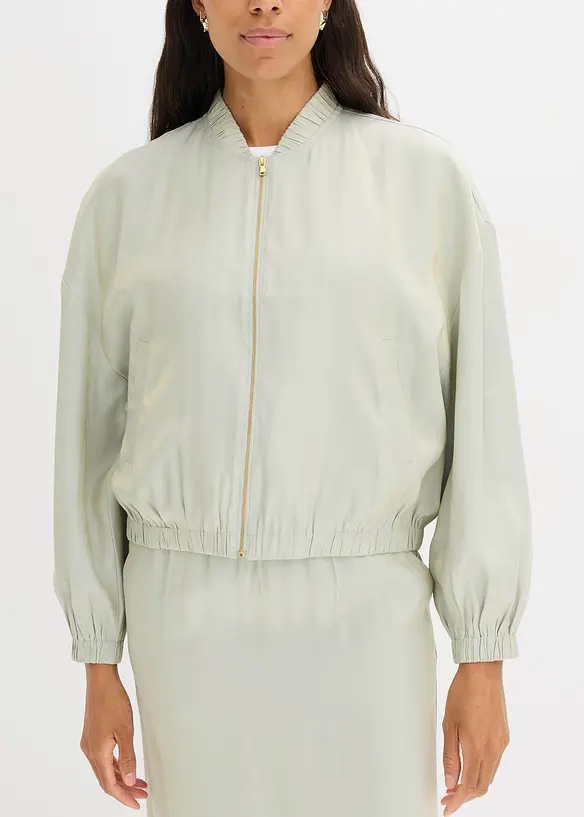 Blouson en matière brillante, bonprix
