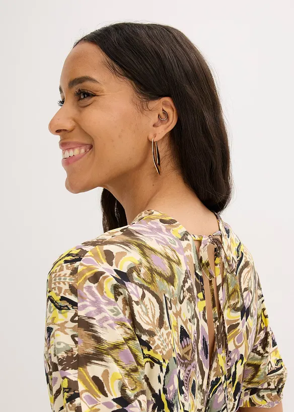 Robe midi imprimée, bonprix