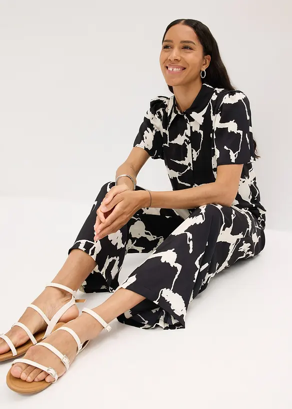 Bluse aus fließendem Satin, bonprix