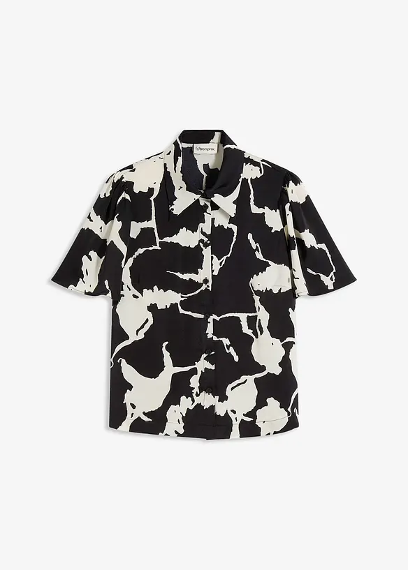 Bluse aus fließendem Satin, bonprix
