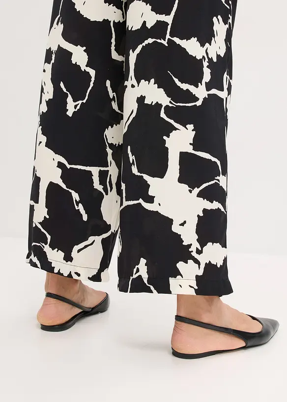 Palazzo-Hose aus fließendem Satin, bonprix