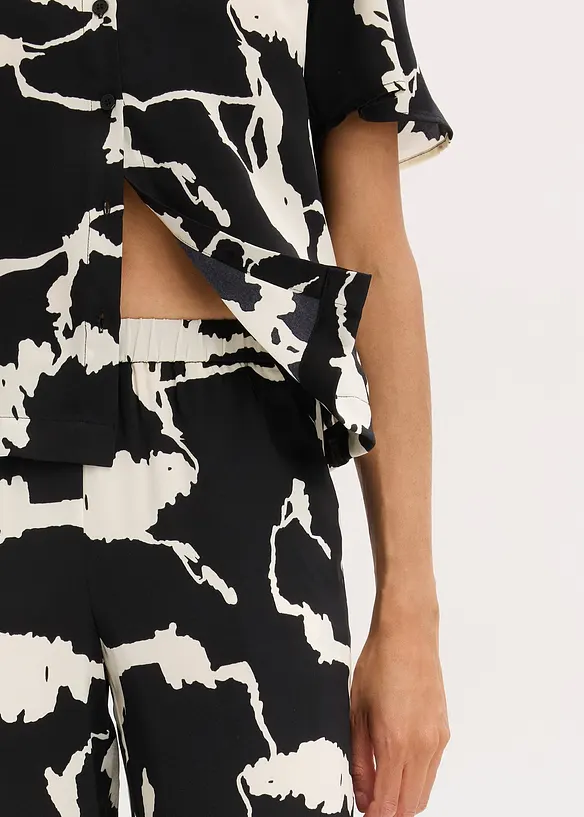 Palazzo-Hose aus fließendem Satin, bonprix