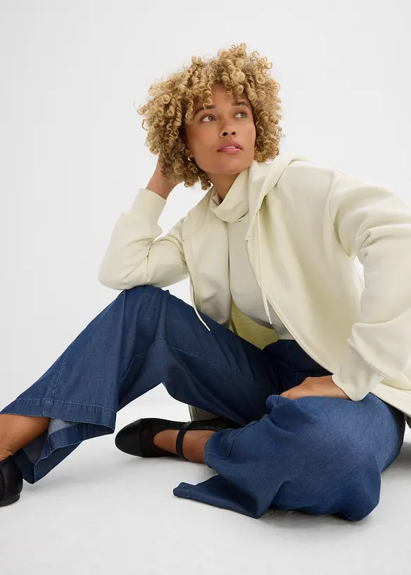 Marlenehose aus fließendem Lyocell, bonprix