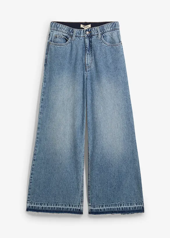 Jean large taille haute, raccourci, bonprix