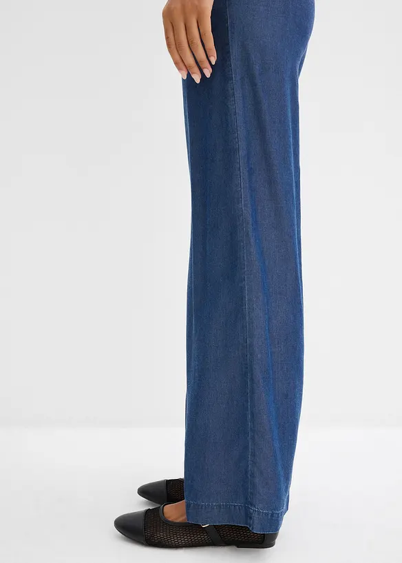 Marlenehose aus fließendem Lyocell, bonprix