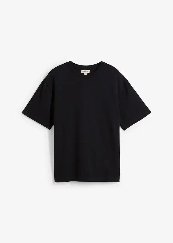 T-shirt en jersey épais et texturé, loose, bonprix