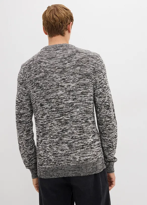 Grobstrick-Pullover mit Baumwolle, bonprix