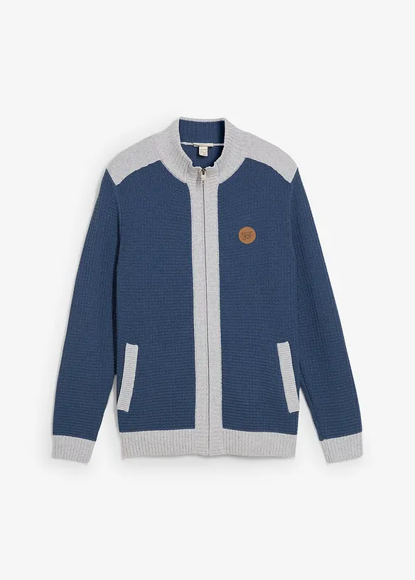 Grobstrickjacke mit Stehkragen, bonprix