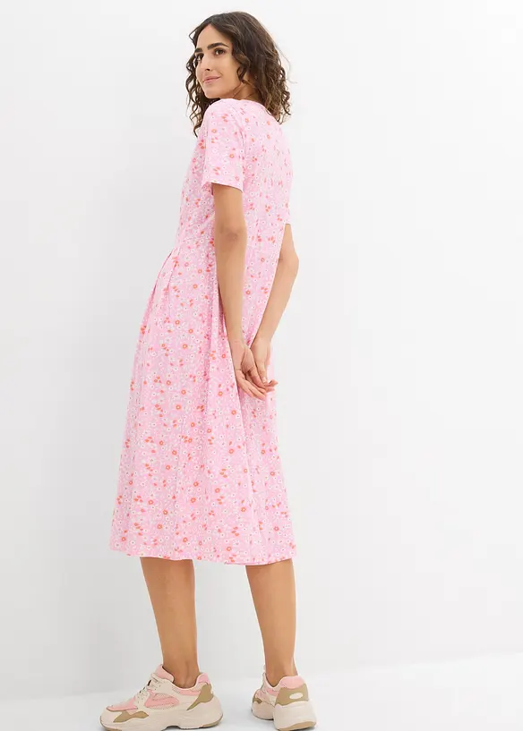 Robe midi en jersey coton, bonprix