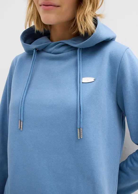 Robe molletonnée à capuche, bonprix