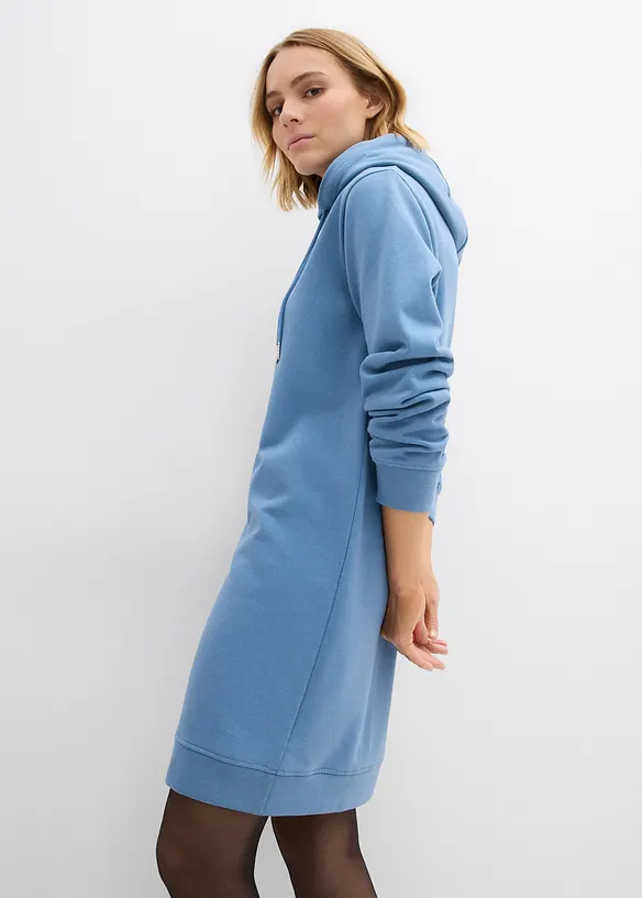 Robe molletonnée à capuche, bonprix