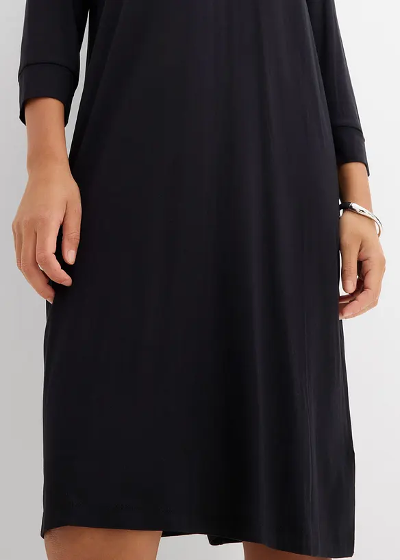 Shirtkleid aus fließender Viskose, bonprix