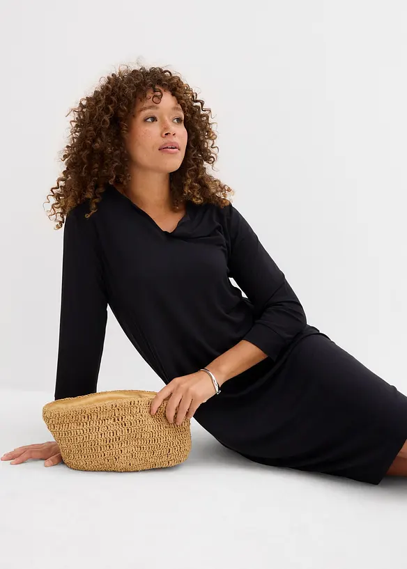 Shirtkleid aus fließender Viskose, bonprix