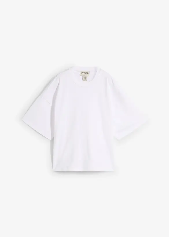 T-shirt épais oversize 100% coton, bonprix