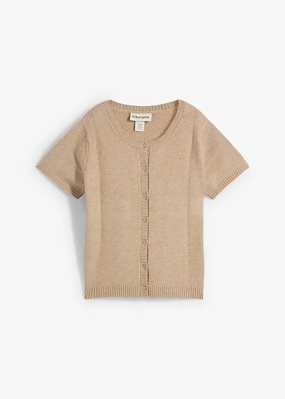Strickjacke, Kurzarm, bonprix