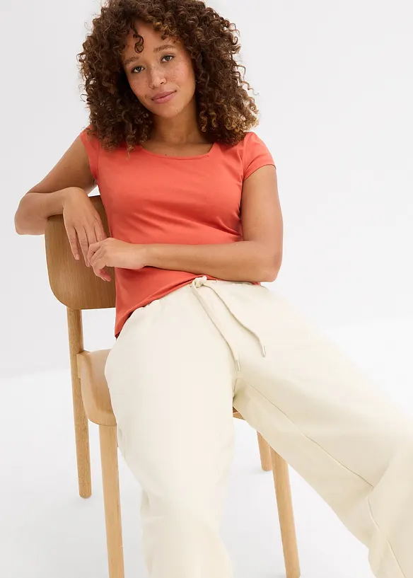 Pantalon en molleton 100% coton, bonprix