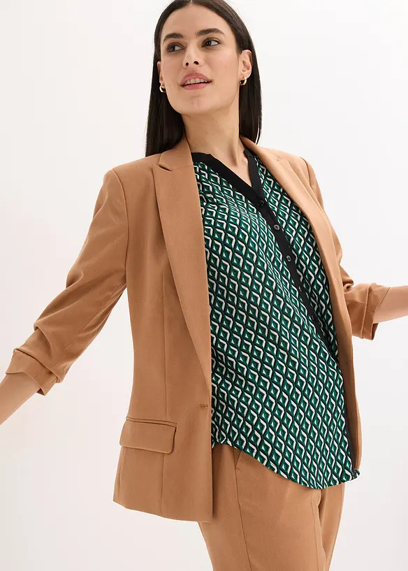 Blazer à manches froncées, bonprix