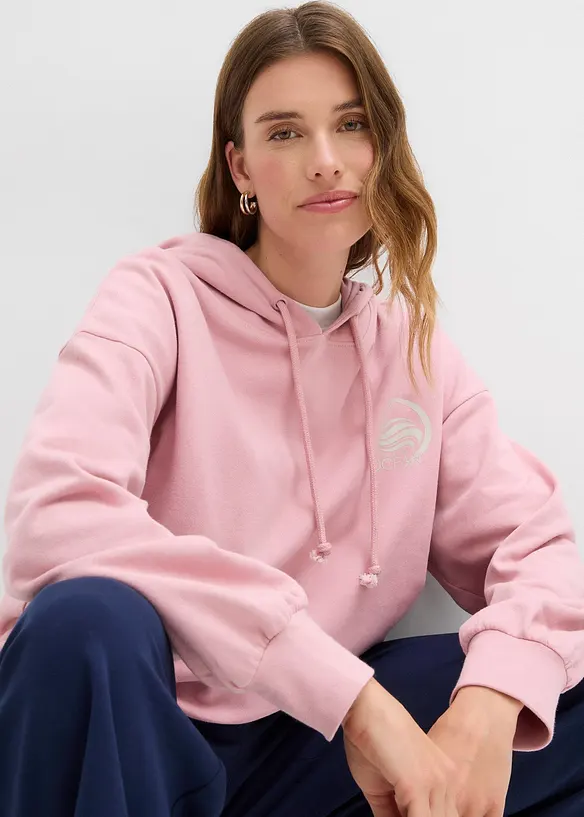 Sweat à capuche 100% coton, bonprix