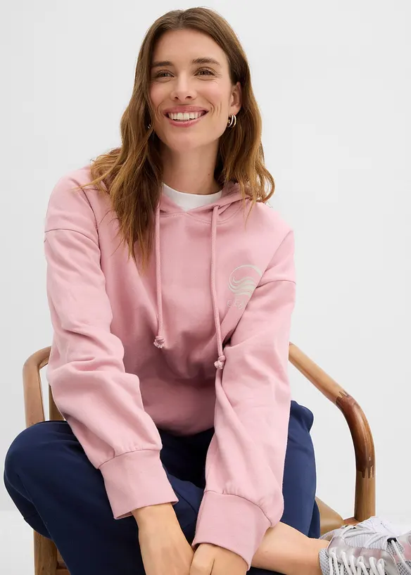 Sweat à capuche 100% coton, bonprix
