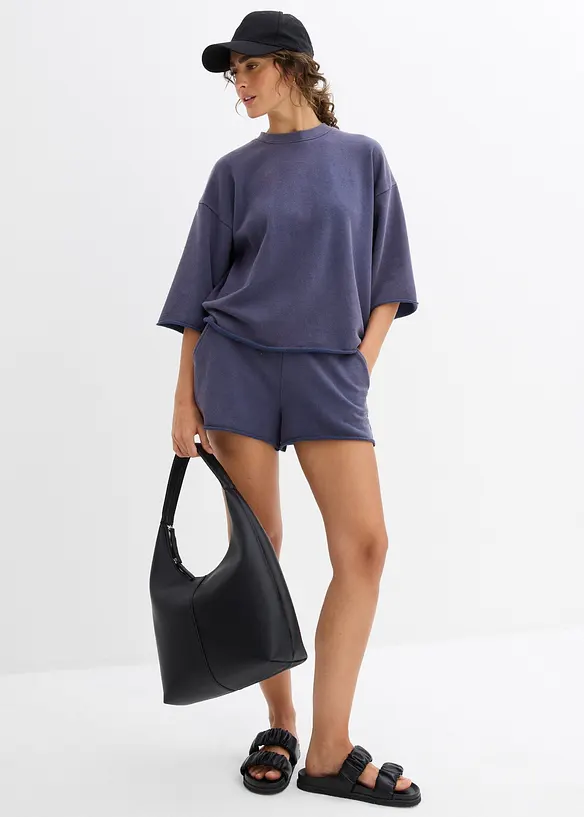 Sweat oversize en coton mélangé, bonprix