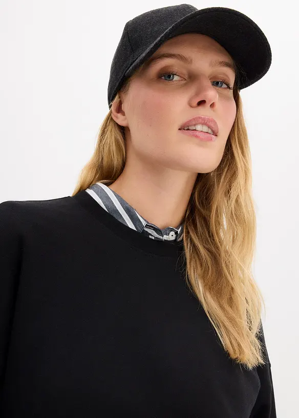 Sweat oversize 100% coton, bonprix