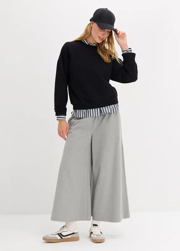 Sweat oversize 100% coton, bonprix