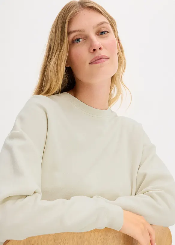 Sweat oversize 100% coton, bonprix