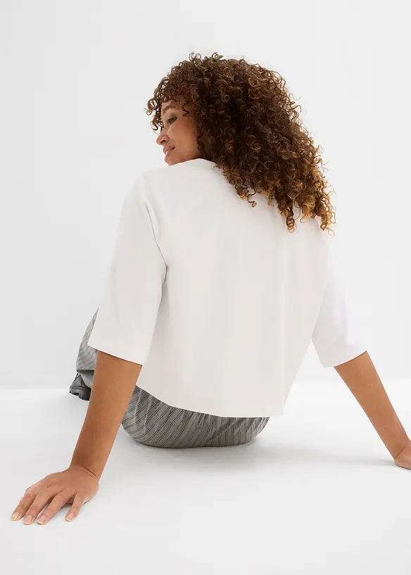 Oversize-Sweatshirt aus weichem Baumwoll-Mix, bonprix