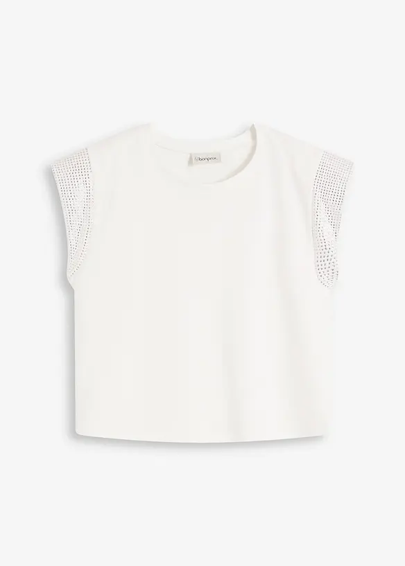 Shirt mit Schulterpolstern, bonprix