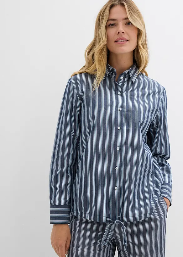 Chemisier oversize 100 % coton, bonprix