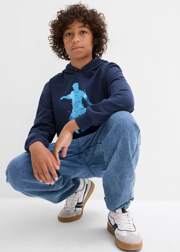 Hoodie aus weichem Baumwoll-Mix, bonprix