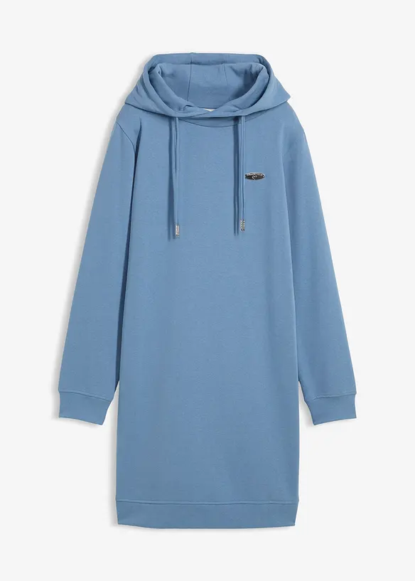 Robe molletonnée à capuche, bonprix