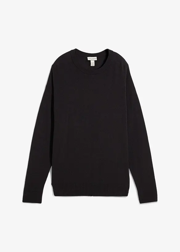 Pullover aus Struktur-Baumwoll-Mix, bonprix