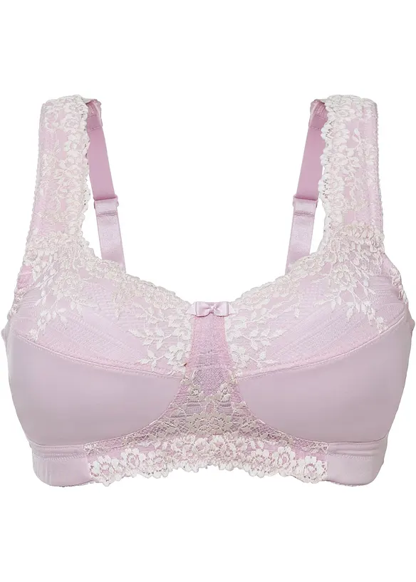 Soutien-gorge grand maintien sans armatures avec bretelles rembourr&eacute;es, bonprix