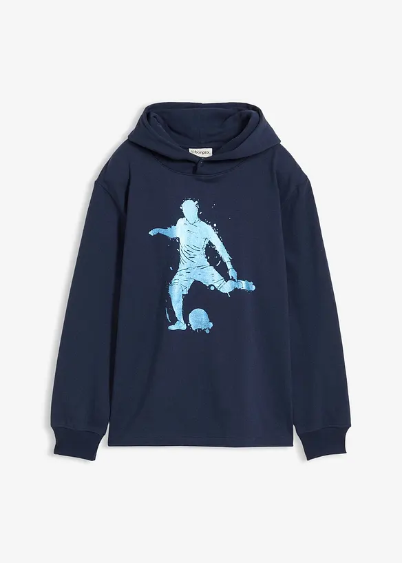 Hoodie aus weichem Baumwoll-Mix, bonprix