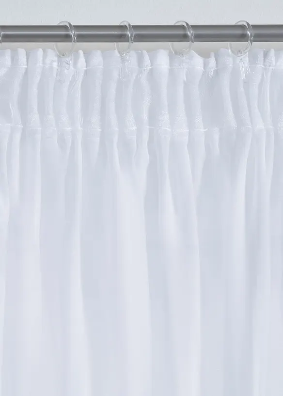 Gardine aus feiner Batist Struktur (1er Pack), bpc living bonprix collection