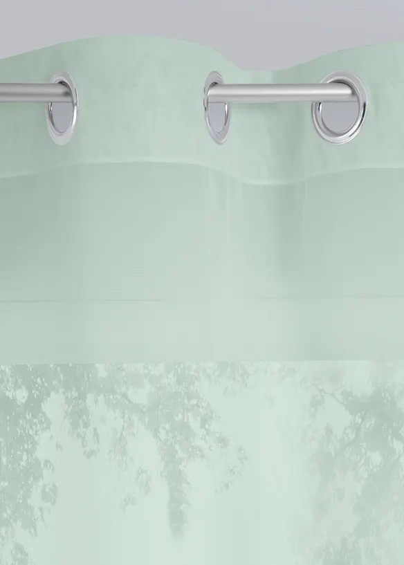 Voilage en batiste textur&eacute;e (1&nbsp;pce), bonprix