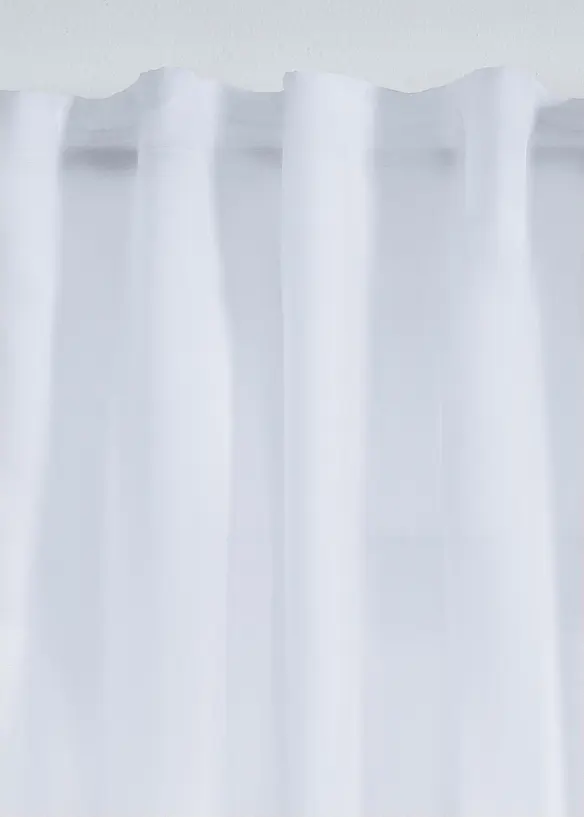 Gardine aus feiner Batist Struktur (1er Pack), bpc living bonprix collection