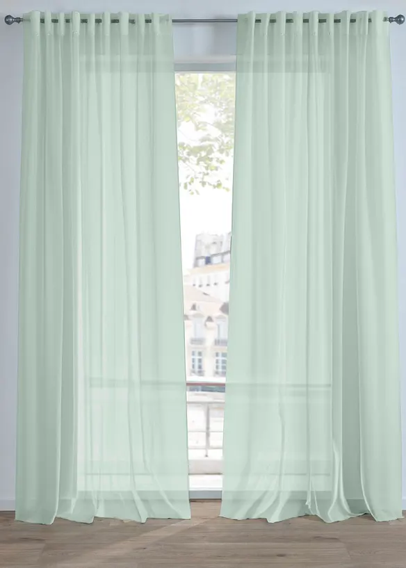 Voilage en batiste finement texturé (1 pce), bonprix