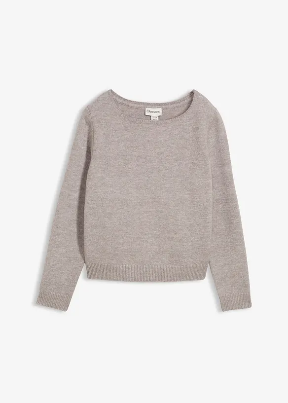 Strickpullover mit U-Boot-Ausschnitt, bonprix