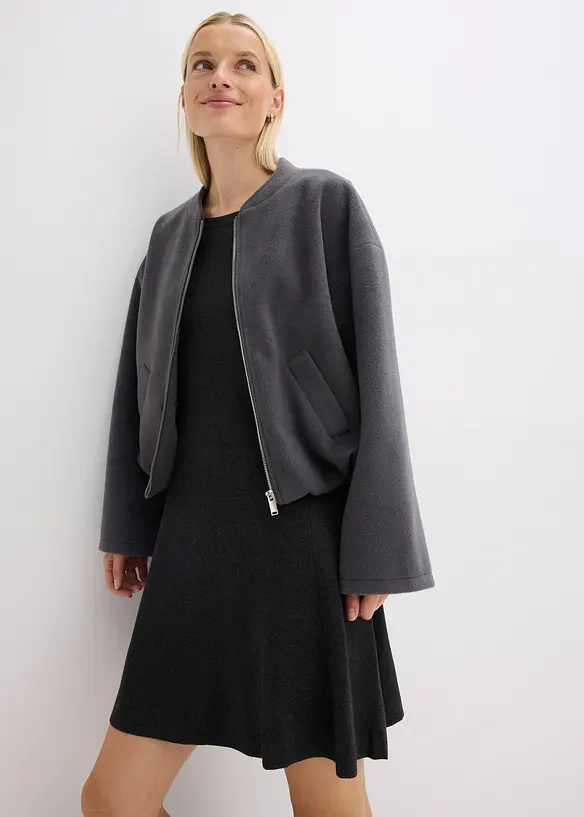 Strickkleid aus softem Viskose-Mix, bonprix