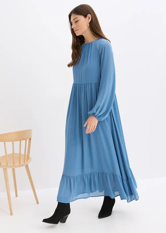 Maxikleid aus Chiffon, bonprix