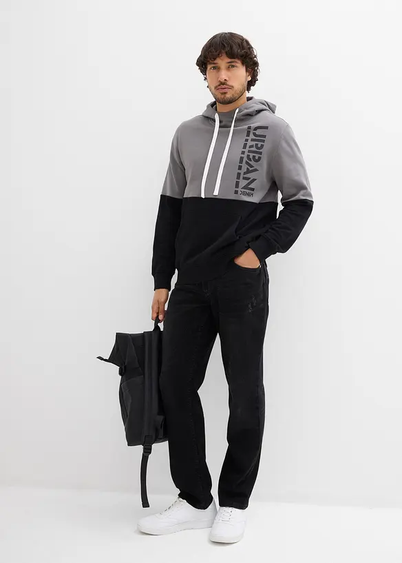 Kapuzensweatshirt, Slim Fit, bonprix