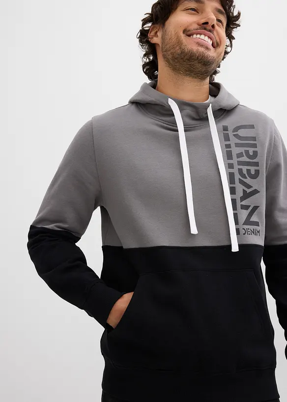 Kapuzensweatshirt, Slim Fit, bonprix