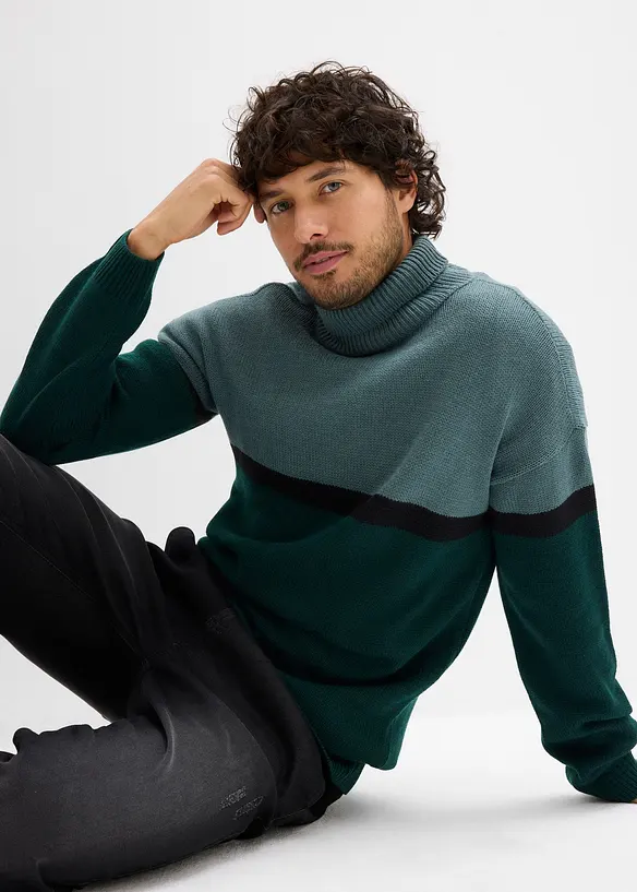 Pull col roulé, bonprix