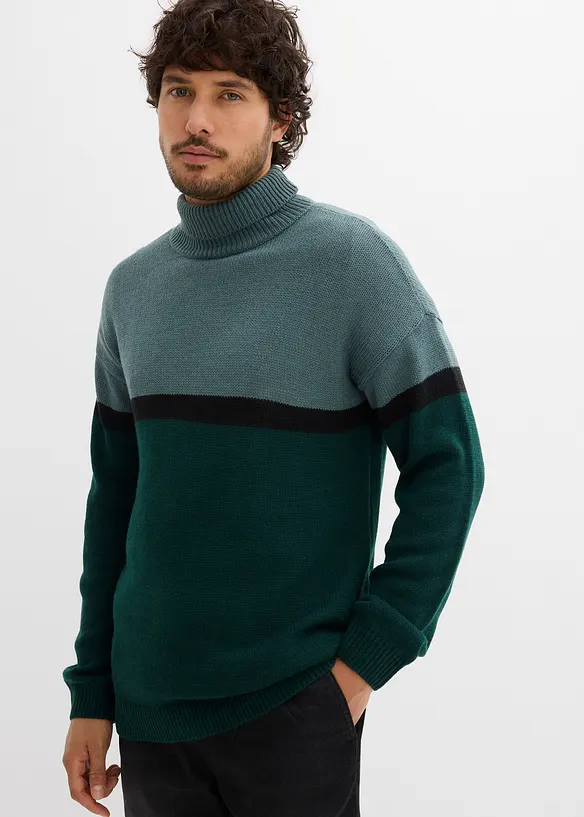 Pull col roulé, bonprix