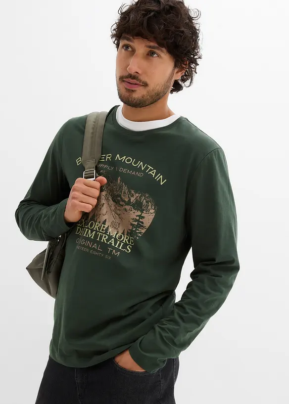 Langarmshirt (2er Pack), bonprix