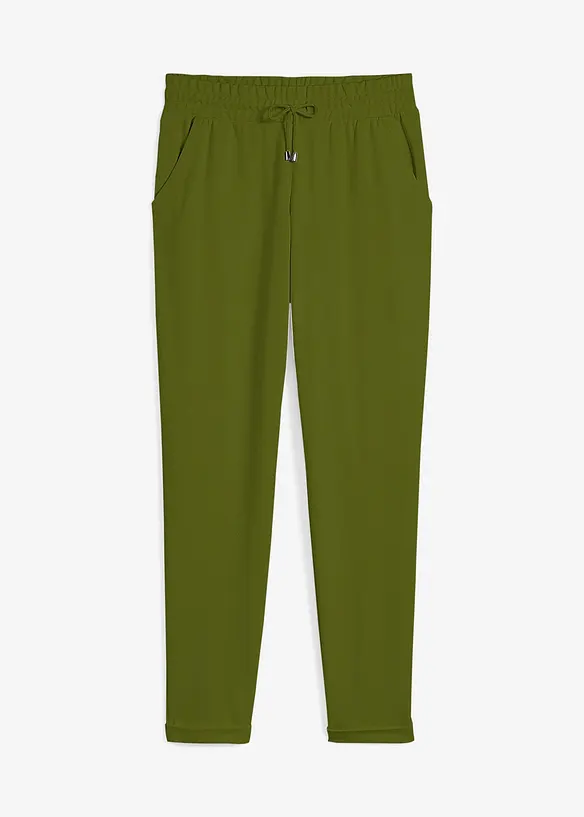 Pantalon jogger en viscose mélangée, bonprix