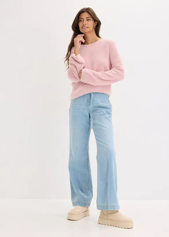 Softer Pullover mit weiten Ärmeln, bonprix